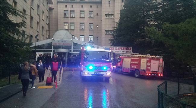 Ankara Hastanesi kadın doğum kısmında yangın