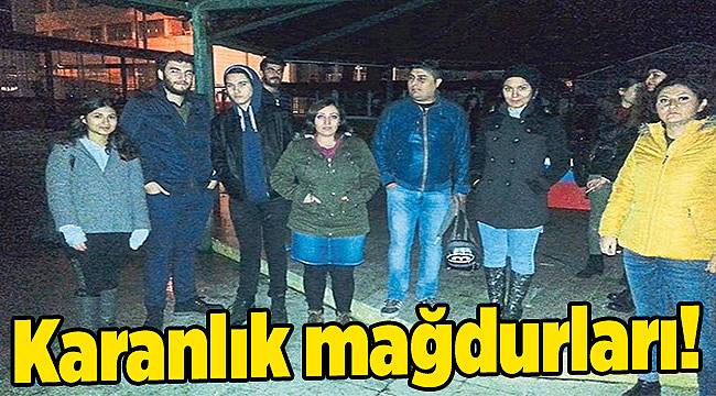 Elektrikler kesikti sınava giremediler