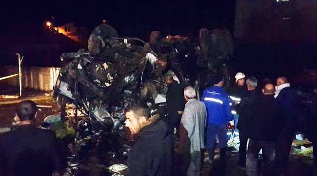 Freni patlayan tanker otomobilleri biçti! 2 ölü