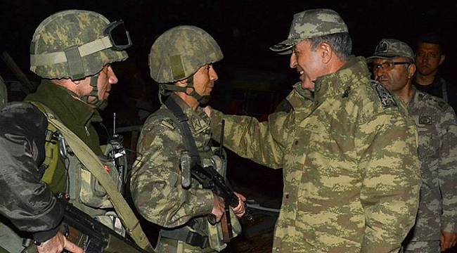 Genelkurmay Başkanı Orgeneral Hulusi Akar, Hakkari'de