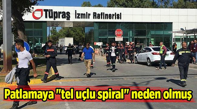 Patlamaya "tel uçlu spiral" neden olmuş
