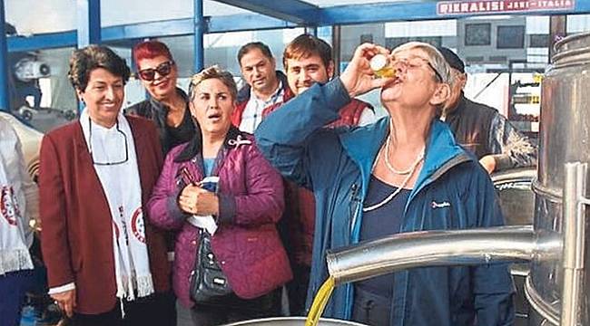 Su gibi zeytinyağı için