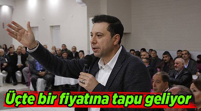Üçte bir fiyatına tapu geliyor