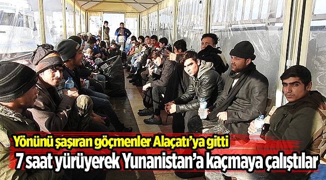 7 saat yürüyerek Yunanistan’a kaçmaya çalıştılar