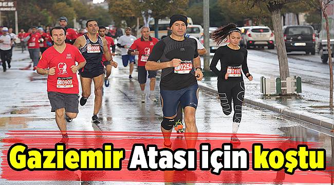 Gaziemir Atası için koştu