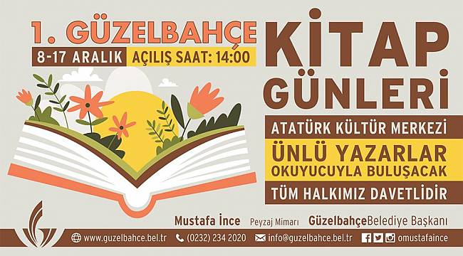 Güzelbahçe’de kitap günleri