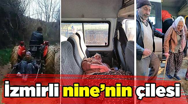 İzmir&#039;de diyalize giren yaşlı kadının ulaşım sorunu