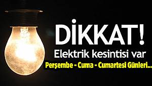 İzmir'de Elektrik Kesintisi