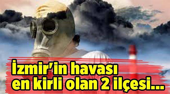 İzmir'in havası en kirli olan 2 ilçesi...