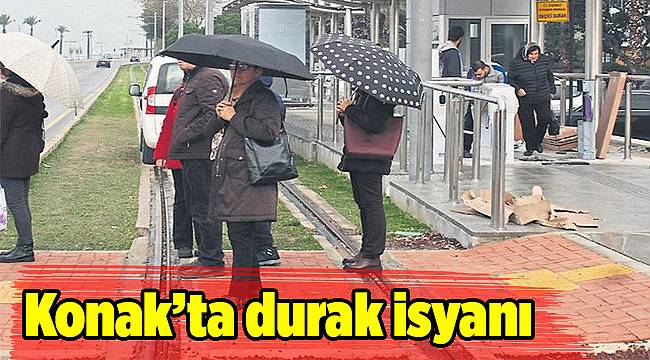 Konak’ta 3 durak kalktı isyan başladı