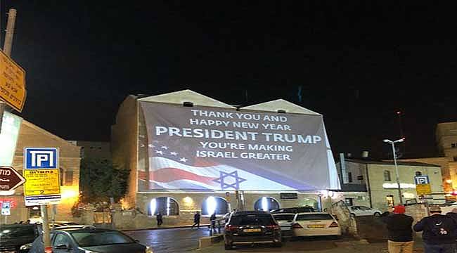 Kudüs'te Trump'a İsrail teşekkürü