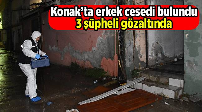 Kullanılmayan depoda erkek cesedi bulundu