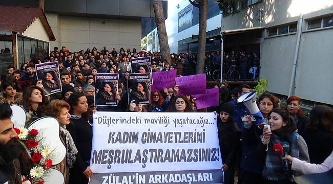 Öldürülen arkadaşları için toplandılar