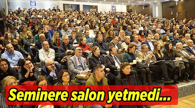 Seminere salon yetmedi...