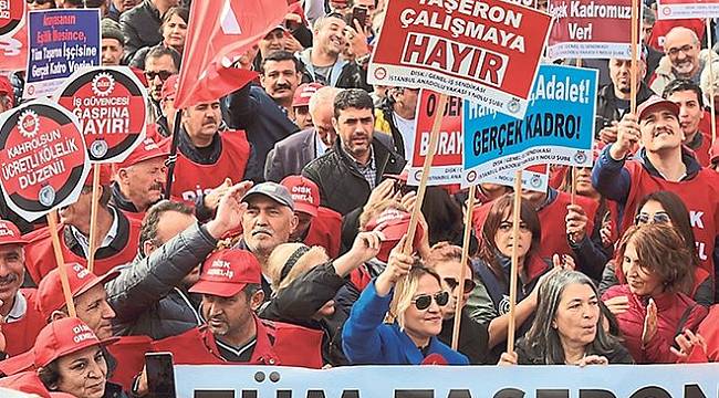 Taşeron işçi kadrolu oldu