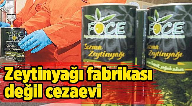 Zeytinyağı fabrikası değil cezaevi