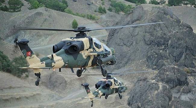 ATAK'lar yerli üretim Cirit'le Afrin'deki hedefleri vurdu