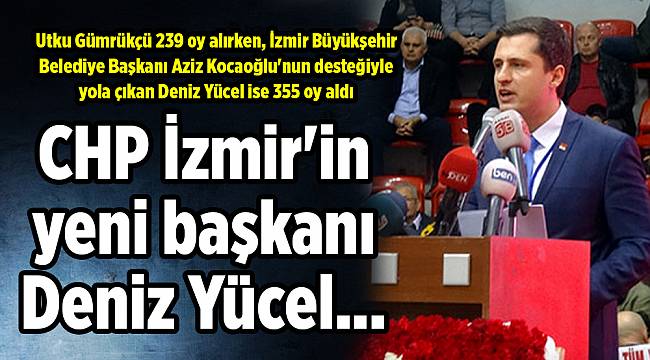 CHP İzmir&#039;in yeni başkanı Deniz Yücel...