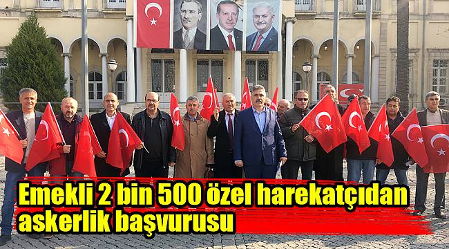 Emekli 2 bin 500 özel harekatçıdan askerlik başvurusu