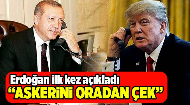 Erdoğan Trump'a Menbiç için ne dedi? Bomba sözler...