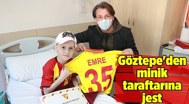 Göztepe'den minik taraftarına jest