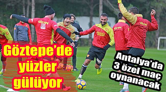 Göztepe, hazırlıklarını sürdürüyor