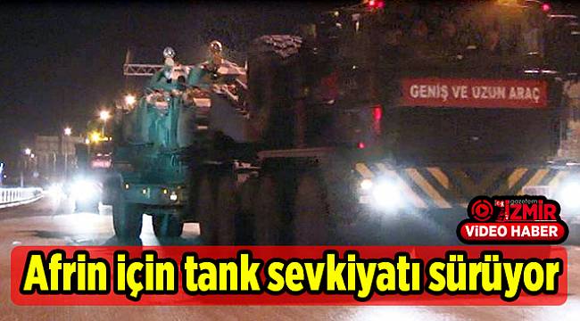 Gülbaba'ya tank sevkiyatı sürüyor