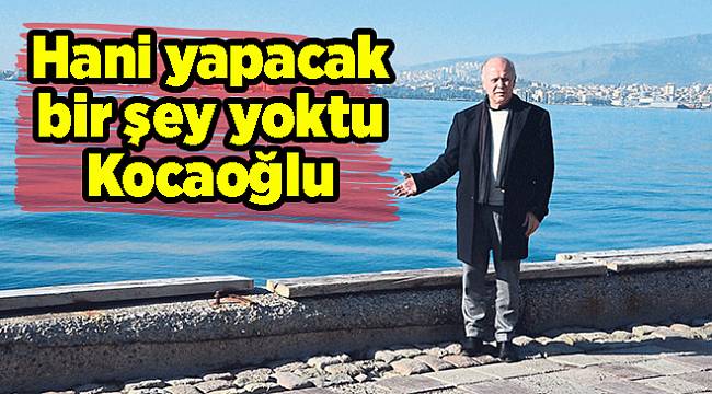 Hani yapacak bir şey yoktu Kocaoğlu