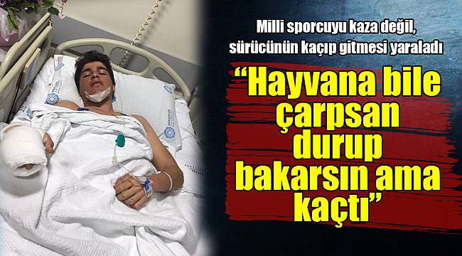 “Hayvana bile çarpsan durup bakarsın ama kaçtı”