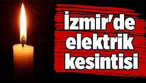 İzmir'de elektrik kesintisi