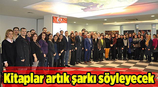 Kitaplar artık şarkı söyleyecek