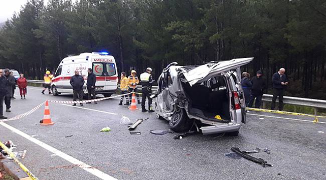 Muğla’da feci kaza: 3 ölü, 6 yaralı