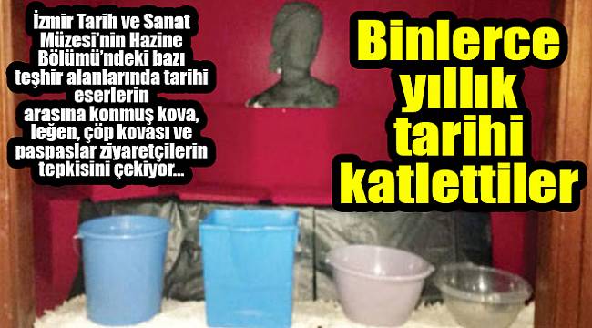 Müzede tepki çeken görüntü