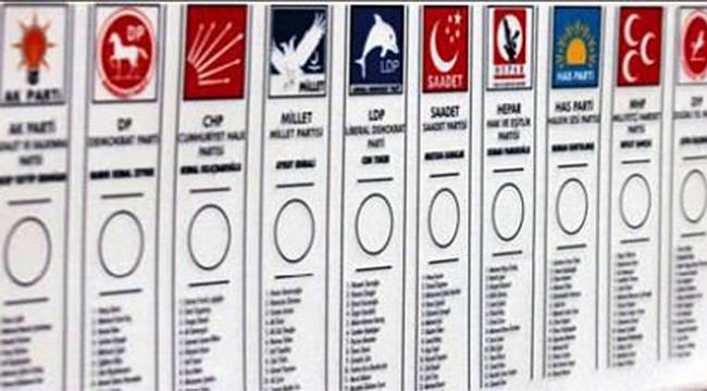 Oy pusulasında her parti ayrı yer alacak