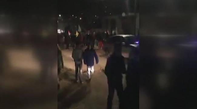 Palet deposu alev alev yandı