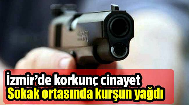 Sokak ortasında kurşun yağdı