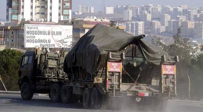 Suriye sınırına askeri sevkiyat