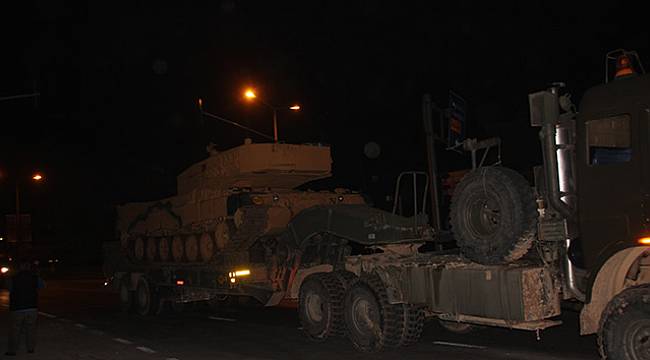 Suriye sınırına askeri sevkiyat!