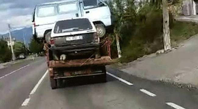 Trafikte Şaşırtan Görüntü!