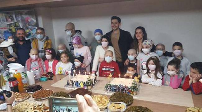 Ünlü isimlerden, İzmir'de lösemi tedavisi gören çocuklara hediye