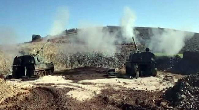 Afrin'deki PYD hedefleri vurulmaya devam ediliyor