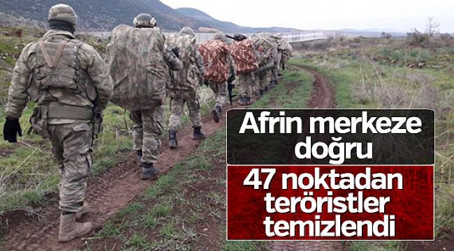 Afrin&#039;in Deyr Ballut köyü teröristlerden temizlendi