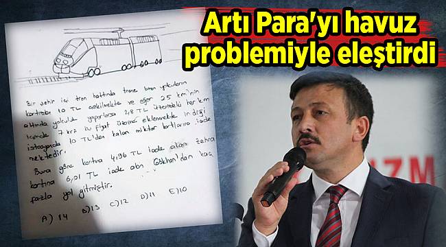 Artı Para'yı havuz problemiyle eleştirdi