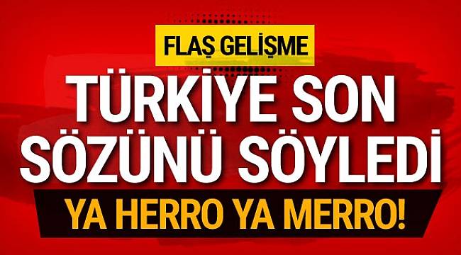 Çavuşoğlu'ndan ABD bombası! Ya herro ya merro