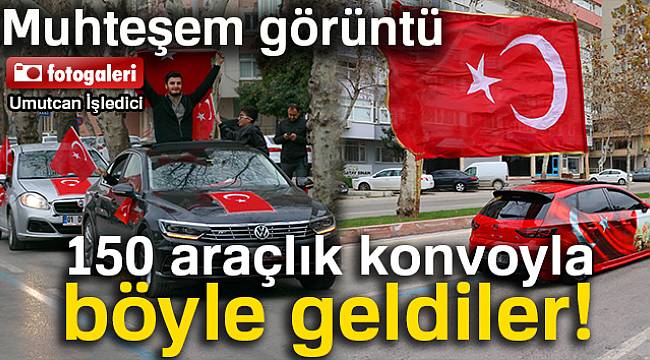 Mehmetçiğe Muhteşem Destek Konvoyu