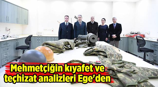 Mehmetçiğin kıyafet ve teçhizat analizleri Ege&#039;den