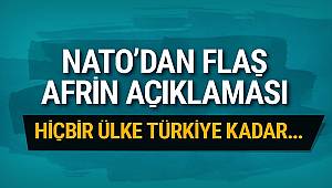 NATO'dan Türkiye'ye Afrin desteği!