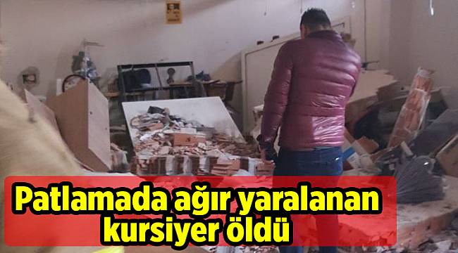 Patlamada ağır yaralanan kursiyer öldü