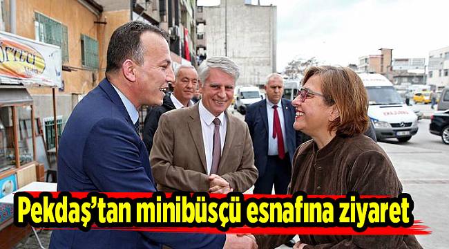 Pekdaş’tan minibüsçü esnafına ziyaret