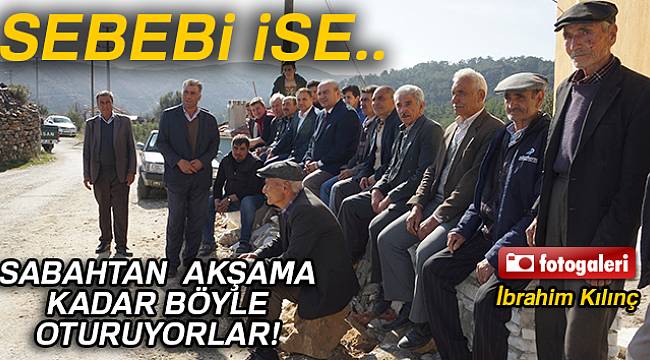 Sabahtan Akşama Böyle Oturuyorlar...